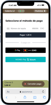pedidos hosteleria app